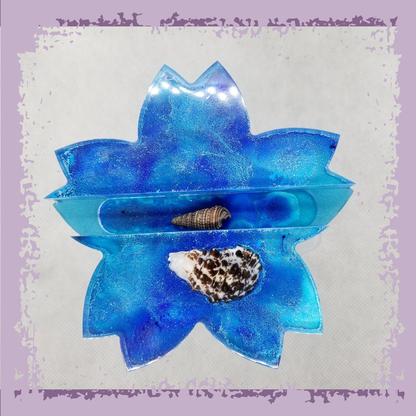 Porte photo ou carte, modèle Fleur