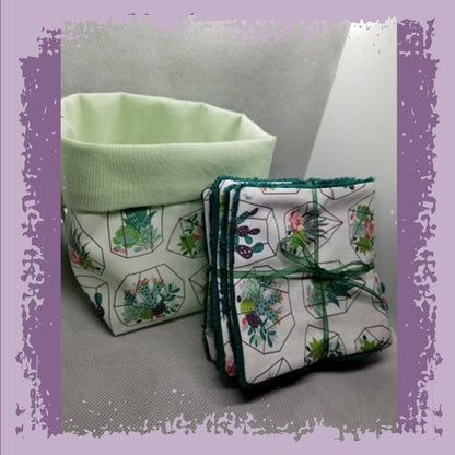 Lot Bambou'net - Panière et lingettes
